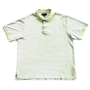 𝅺3/$20 George Green Striped Polo Shirt